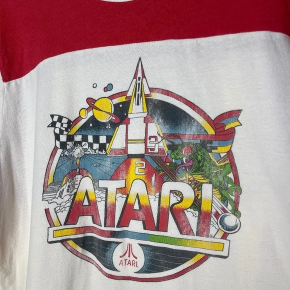 Junk Food Clothing Red and White Atari Graphic Tee - Picture 3 of 7